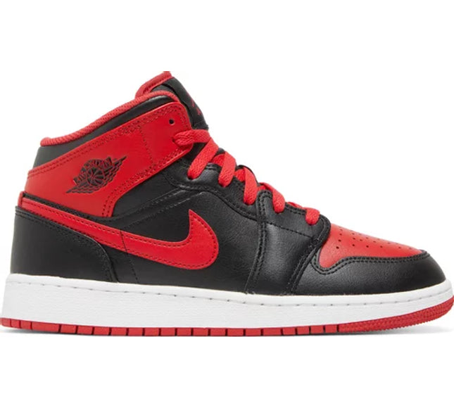 Nike Grade School Womens Air Jordan 1 Mid Sneakers - 'Alternate Bred'