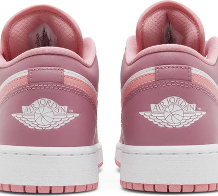 Nike Grade School Womens Air Jordan 1 Low Sneakers - 'Desert Berry'