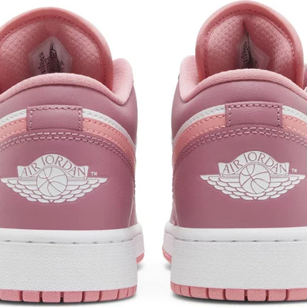 Nike Grade School Womens Air Jordan 1 Low Sneakers - 'Desert Berry'
