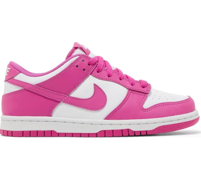 Nike Grade School Womens Dunk Low Sneakers - 'Active Fuchsia'