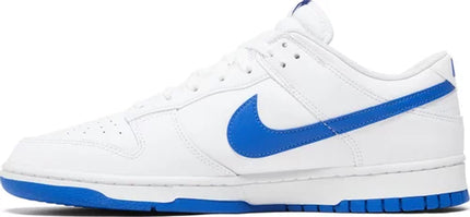 Nike Mens Dunk Low Sneakers - 'White Hyper Royal'
