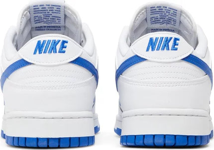 Nike Mens Dunk Low Sneakers - 'White Hyper Royal'