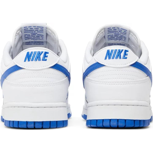 Dunk Low 'White Hyper Royal'