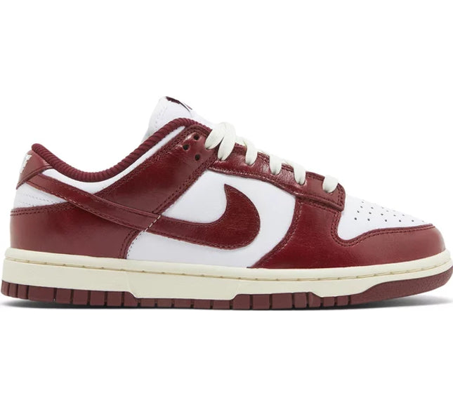 Nike Womens Dunk Low Premium Sneakers - 'Vintage Red'