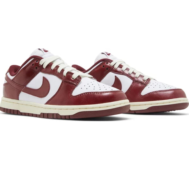 Nike Womens Dunk Low Premium Sneakers - 'Vintage Red'