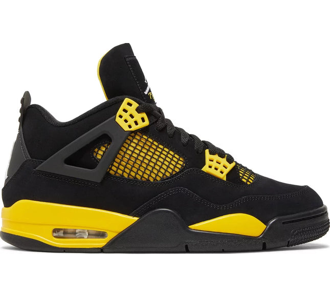 Nike Mens Air Jordan 4 Retro Sneakers - 'Thunder' 2023