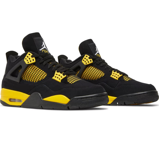 Nike Mens Air Jordan 4 Retro Sneakers - 'Thunder' 2023