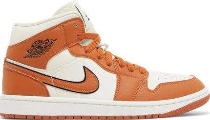 Nike Womens Air Jordan 1 Mid SE Sneakers - 'Sport Spice'