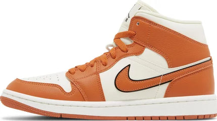 Nike Womens Air Jordan 1 Mid SE Sneakers - 'Sport Spice'