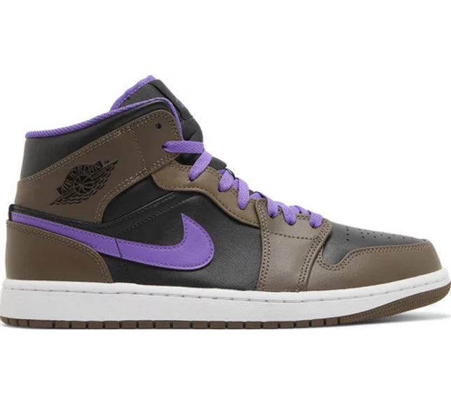 Nike Mens Air Jordan 1 Mid Sneakers - 'Palomino'