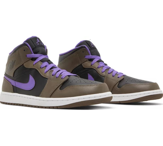Nike Mens Air Jordan 1 Mid Sneakers - 'Palomino'