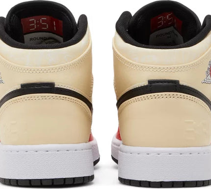 Nike Grade School Womens Air Jordan 1 Mid SS Sneakers - 'Dunk Contest'