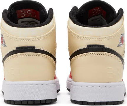 Nike Grade School Womens Air Jordan 1 Mid SS Sneakers - 'Dunk Contest'