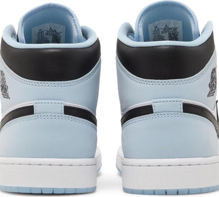 Nike Mens Air Jordan 1 Mid SE Sneakers - 'White Ice Blue'