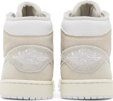 Nike Mens Air Jordan 1 Mid SE Craft Sneakers - 'Inside Out - White Sail'