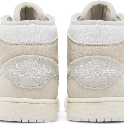 Nike Mens Air Jordan 1 Mid SE Craft Sneakers - 'Inside Out - White Sail'