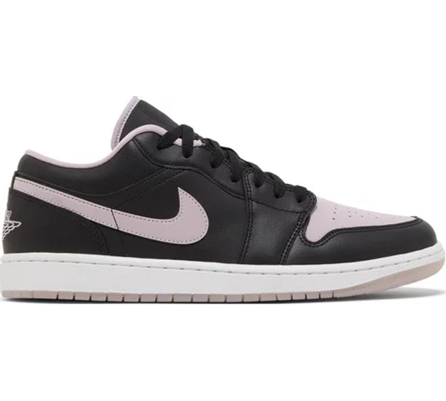 Nike Mens Air Jordan 1 Low SE Sneakers - 'Black Iced Lilac'