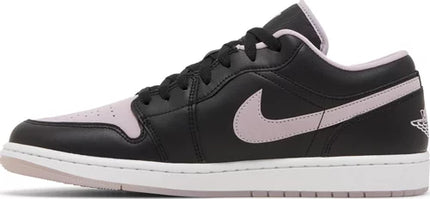 Nike Mens Air Jordan 1 Low SE Sneakers - 'Black Iced Lilac'