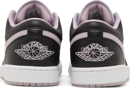 Nike Mens Air Jordan 1 Low SE Sneakers - 'Black Iced Lilac'