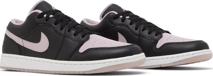 Nike Mens Air Jordan 1 Low SE Sneakers - 'Black Iced Lilac'