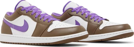 Nike Mens Air Jordan 1 Low Sneakers - 'Purple Mocha'