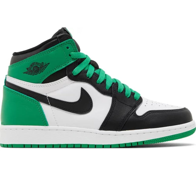 Nike Grade School Womens Air Jordan 1 Retro High OG Sneakers - 'Lucky Green'
