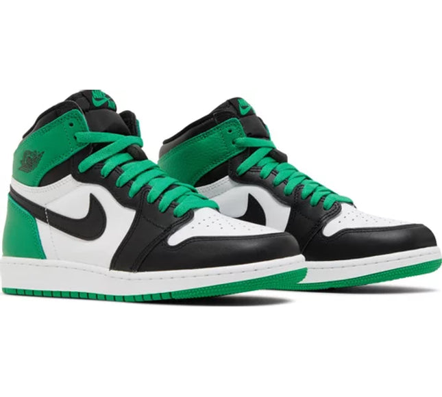 Nike Grade School Womens Air Jordan 1 Retro High OG Sneakers - 'Lucky Green'