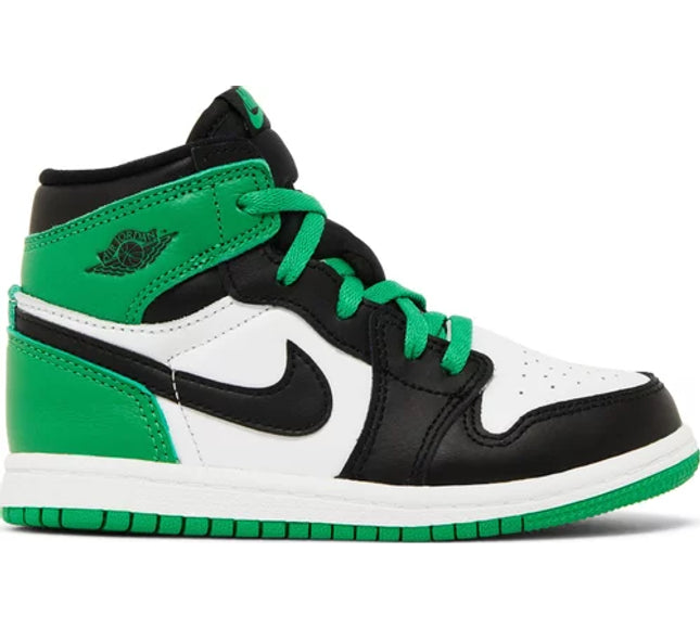 Nike Toddlers Air Jordan 1 Retro High OG Sneakers - 'Lucky Green'
