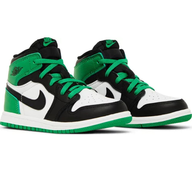 Nike Toddlers Air Jordan 1 Retro High OG Sneakers - 'Lucky Green'