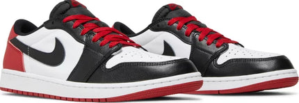 Nike Mens Air Jordan 1 Retro Low OG Sneakers - 'Black Toe'