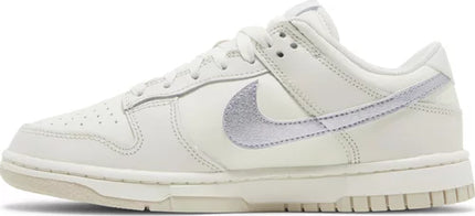 Nike Womens Dunk Low Sneakers - 'Sail Oxygen Purple'