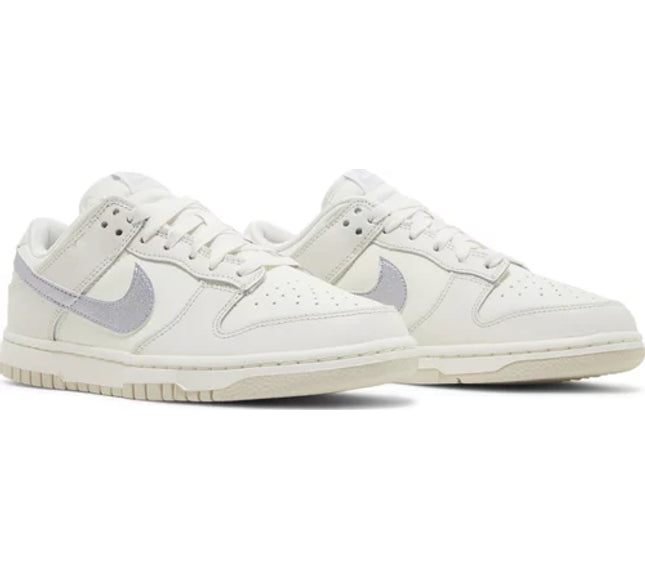 Nike Womens Dunk Low Sneakers - 'Sail Oxygen Purple'