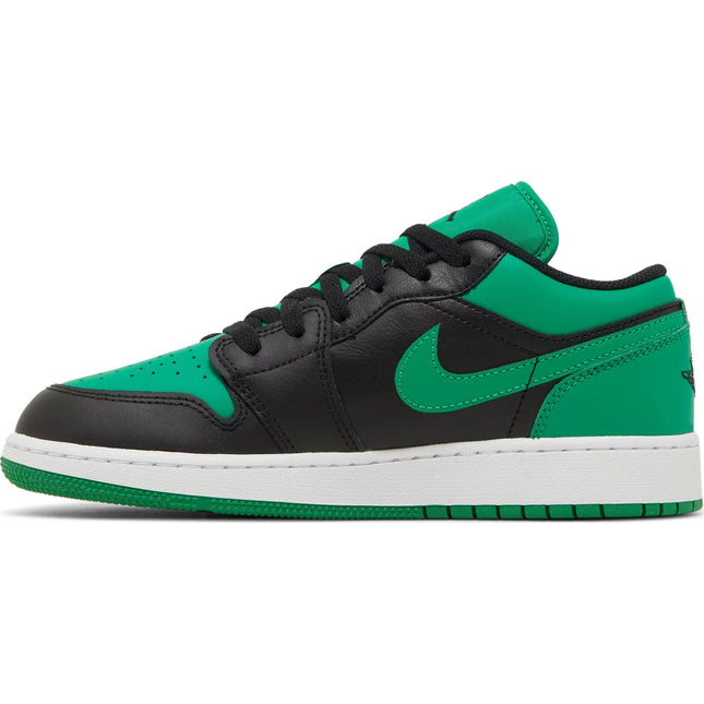 Air Jordan 1 Low GS 'Black Lucky Green'