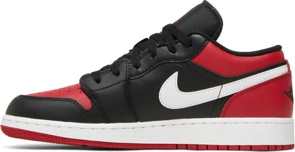 Nike Grade School Womens Air Jordan 1 Low Sneakers - 'Alternate Bred Toe'