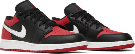 Nike Grade School Womens Air Jordan 1 Low Sneakers - 'Alternate Bred Toe'