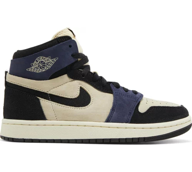 Nike Womens Air Jordan 1 High Zoom Comfort 2 Sneakers - 'Blackened Blue'
