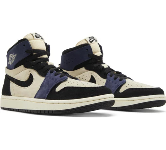 Nike Womens Air Jordan 1 High Zoom Comfort 2 Sneakers - 'Blackened Blue'