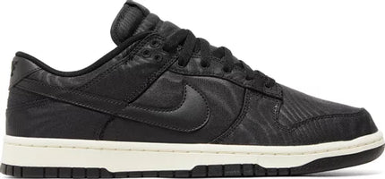 Nike Mens Dunk Low Sneakers - 'Black Canvas'
