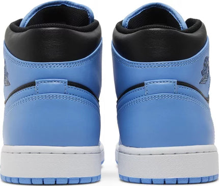 Air Jordan 1 Mid 'University Blue Black'