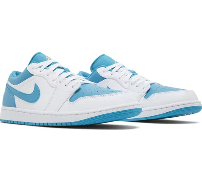 Nike Mens Air Jordan 1 Low Sneakers - 'Aquatone'
