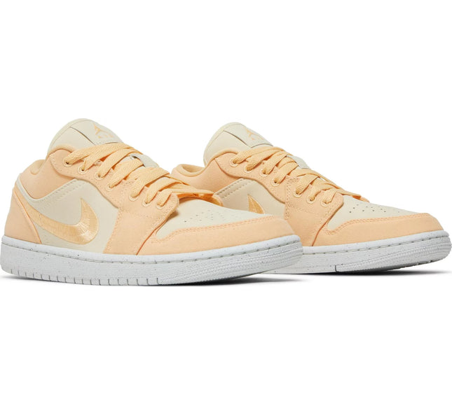 Nike Womens Air Jordan 1 Low SE Sneakers - 'Celestial Gold'