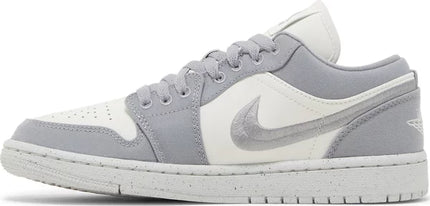 Nike Womens Air Jordan 1 Low SE Sneakers - 'Light Steel Grey'