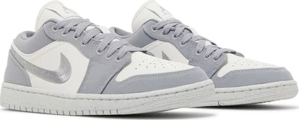 Nike Womens Air Jordan 1 Low SE Sneakers - 'Light Steel Grey'