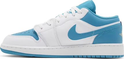 Nike Grade School Womens Air Jordan 1 Low Sneakers - 'Aquatone'