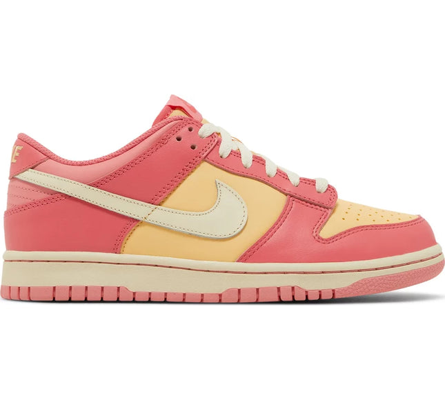 Nike Grade School Womens Dunk Low Sneakers - 'Strawberry Peach'