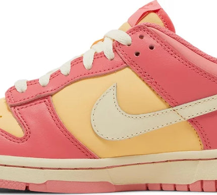 Nike Grade School Womens Dunk Low Sneakers - 'Strawberry Peach'