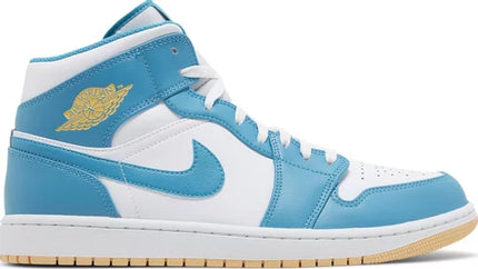 Nike Mens Air Jordan 1 Mid Sneakers - 'Aquatone'