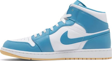 Nike Mens Air Jordan 1 Mid Sneakers - 'Aquatone'