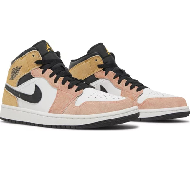 Nike Mens Air Jordan 1 Mid SE Sneakers - 'Flight Club'