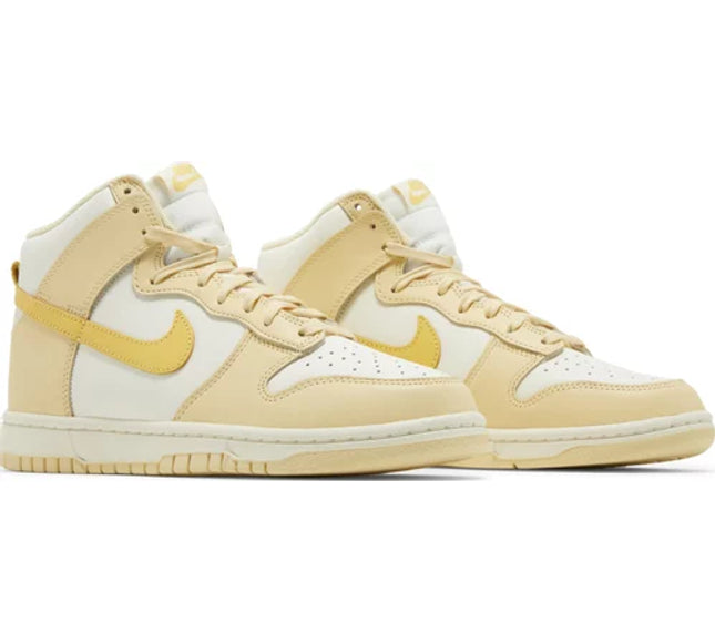 Nike Womens Dunk High Sneakers - 'Pale Vanilla Topaz'